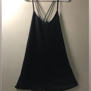 LBD Slip Dress Strappy Back.